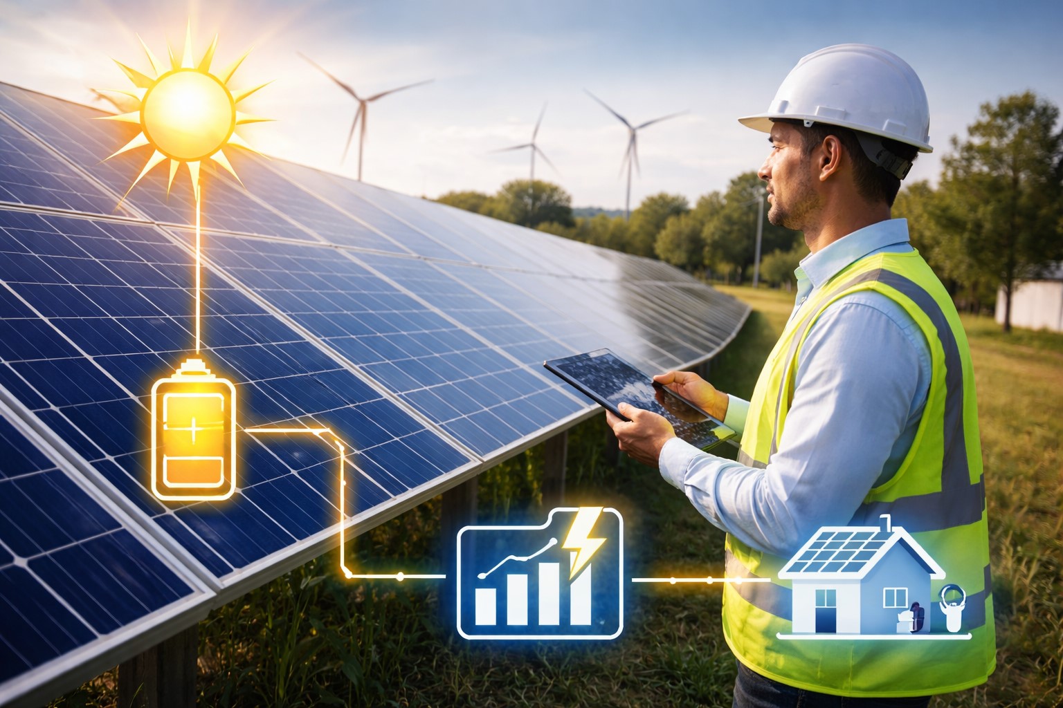 Sistema de paneles solares y continuidad energética